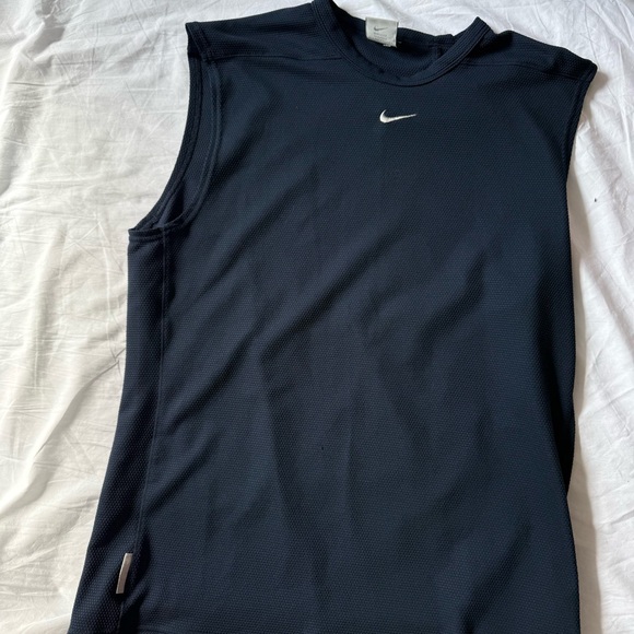 Nike Other - Vintage Nike Mid Check Logo Sleeveless Shirt
